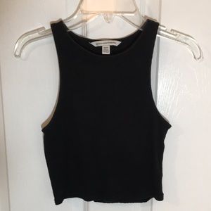 Black American Eagle cropped tank top